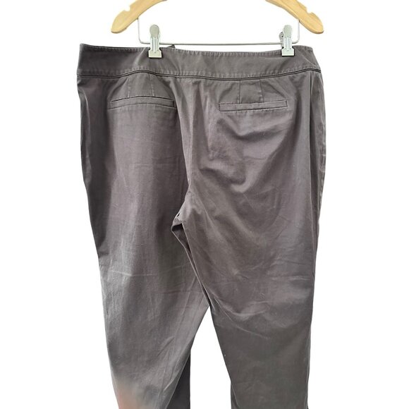 🌸3/$15🌸Ann Taylor Lindsay Curvy Brown Slacks sz 12 - Picture 3 of 7